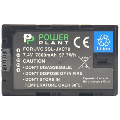 Акумулятор до фото/відео PowerPlant JVC SSL-JVC70, 7800mAh (CB970063) - фото 2