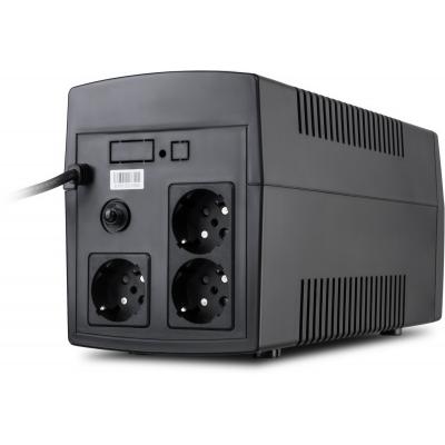 Пристрій безперебійного живлення Vinga LED 1500VA plastic case (VPE-1500P) - фото 4