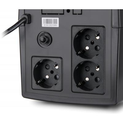 Пристрій безперебійного живлення Vinga LED 1500VA plastic case (VPE-1500P) - фото 5