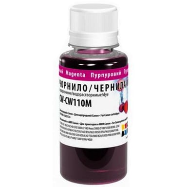 Чорнило ColorWay Canon Universal 100мл Magenta (CW-CW110M01) - фото 1