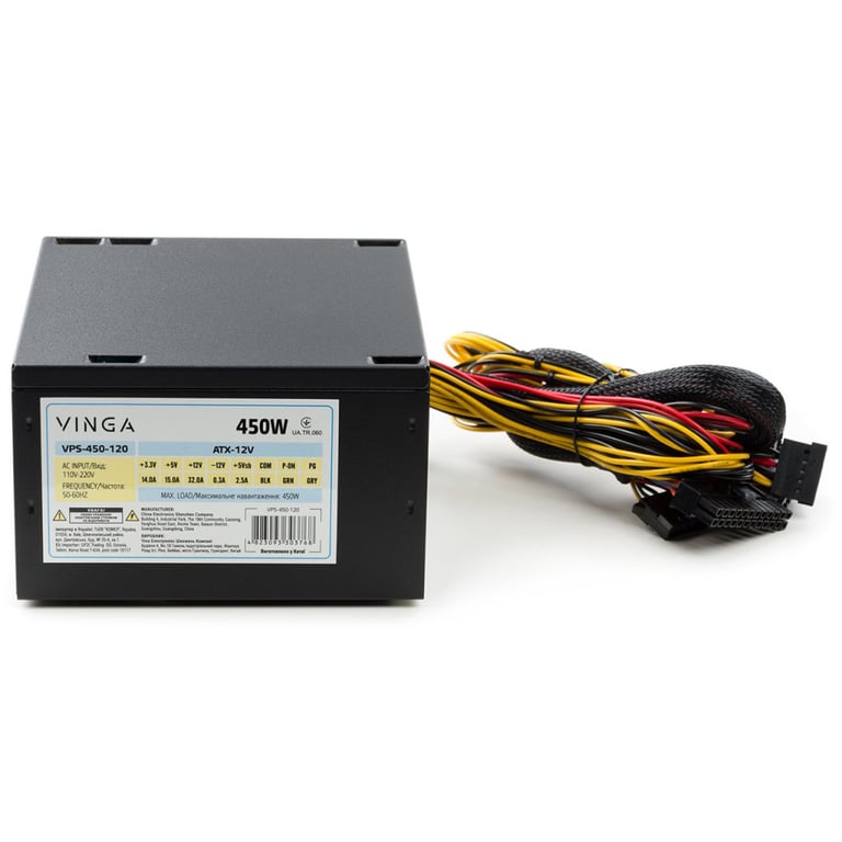 Блок живлення Vinga 450W ОЕМ (VPS-450-120) - фото 4