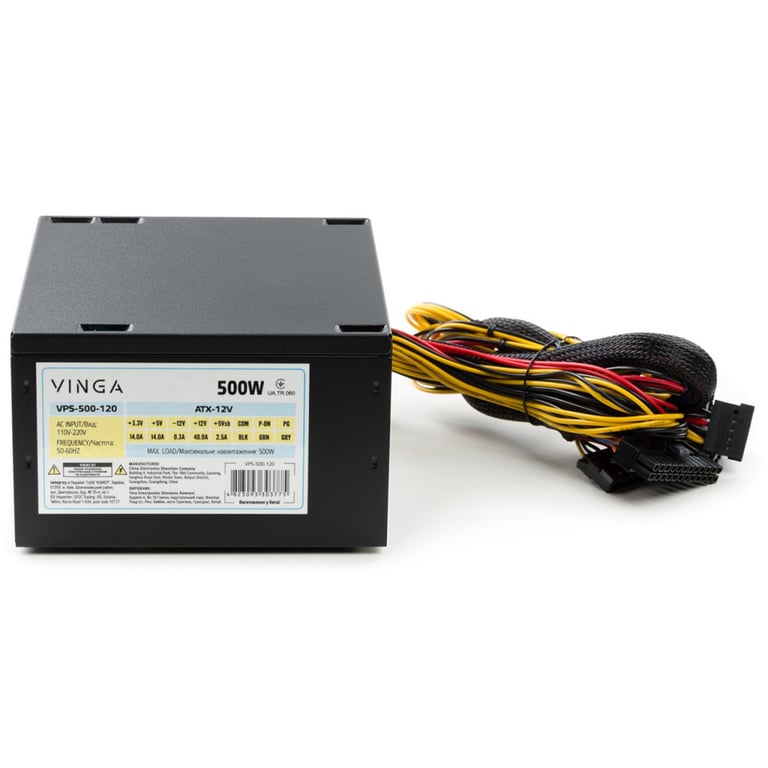 Блок живлення Vinga 500W ОЕМ (VPS-500-120) - фото 4