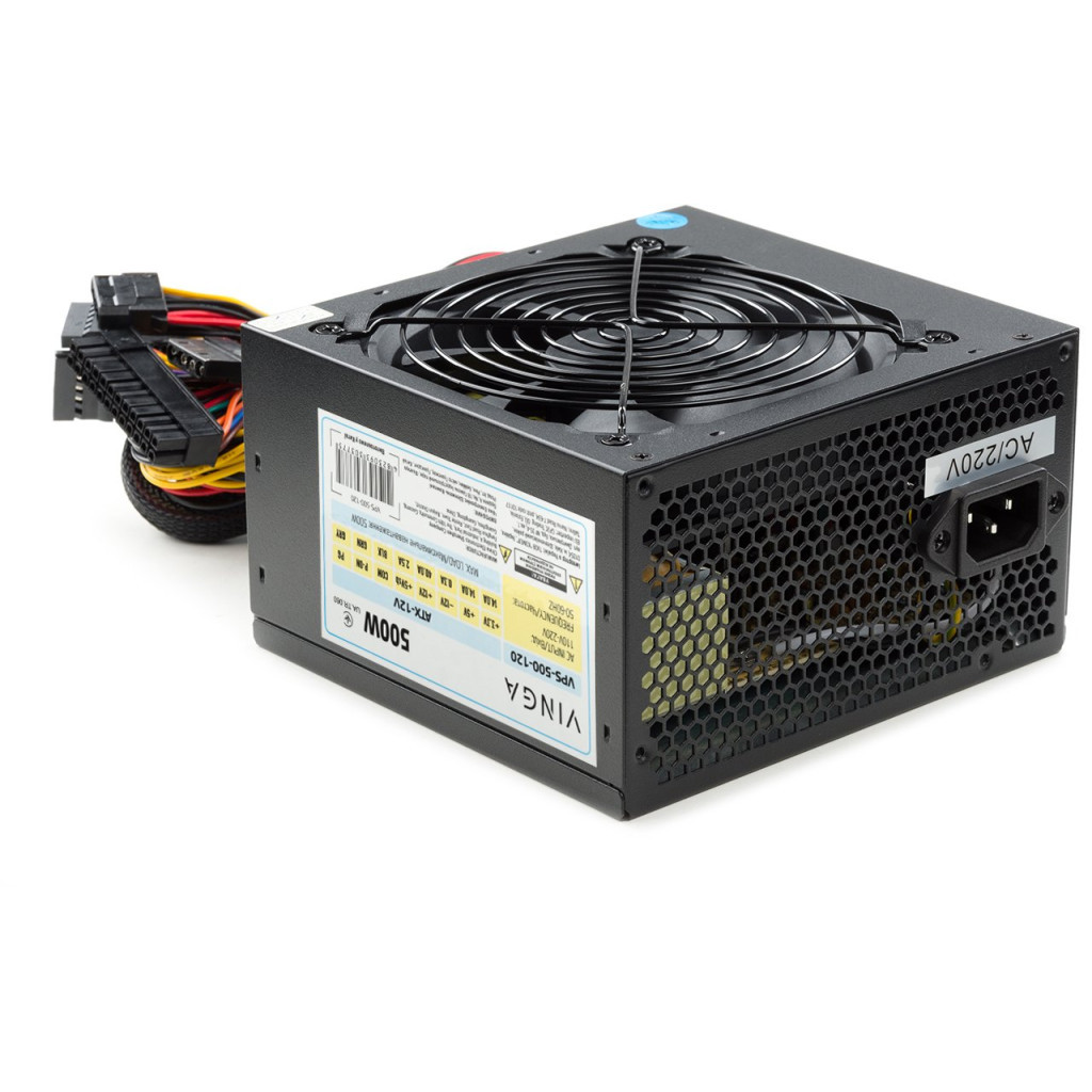 Блок живлення Vinga 500W ОЕМ (VPS-500-120) - фото 3 Блок живлення Vinga 500W ОЕМ (VPS-500-120) - фото 3