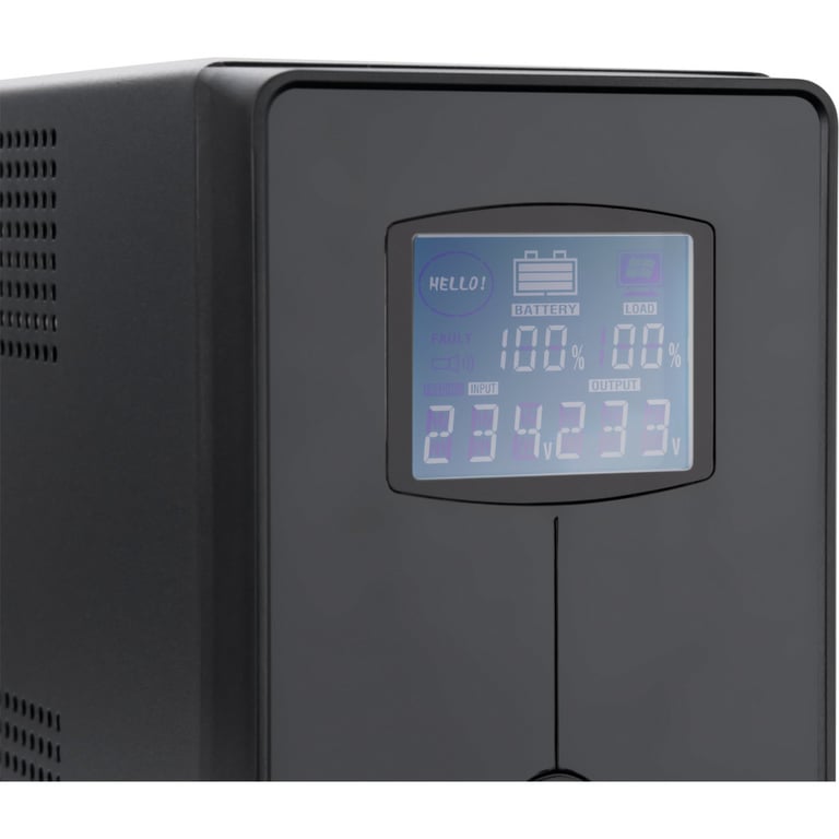 Пристрій безперебійного живлення Vinga LCD 1500VA metal case (VPC-1500M) - фото 3