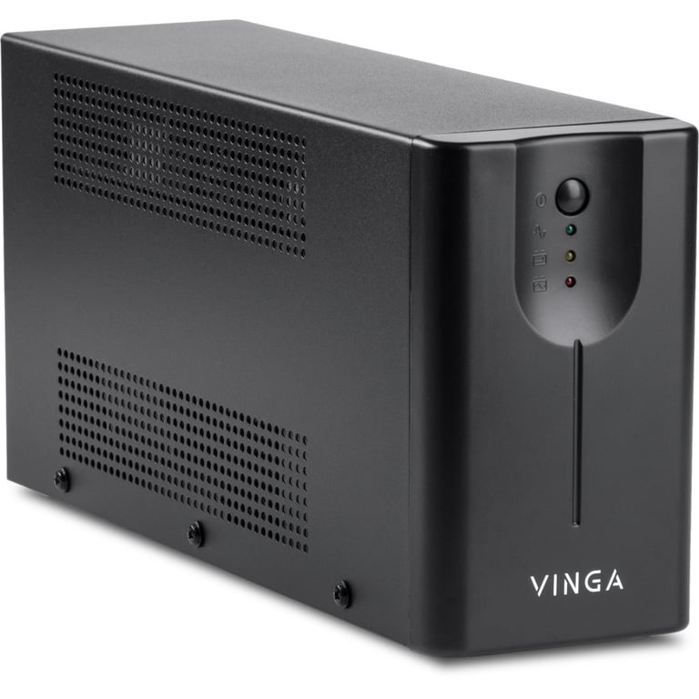 Пристрій безперебійного живлення Vinga LED 1500VA metal case (VPE-1500M) - фото 2