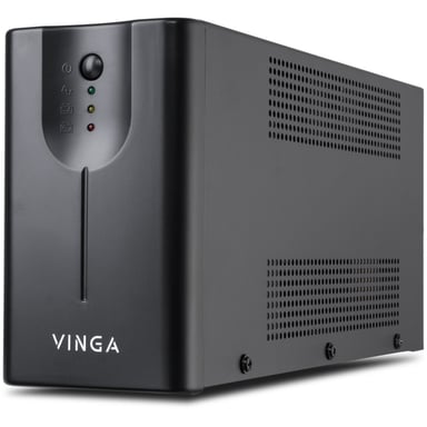 Пристрій безперебійного живлення Vinga LED 2000VA metall case (VPE-2000M) - фото 1
