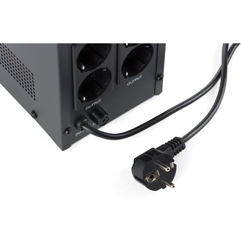 Пристрій безперебійного живлення Vinga LED 2000VA metall case (VPE-2000M) - фото 10
