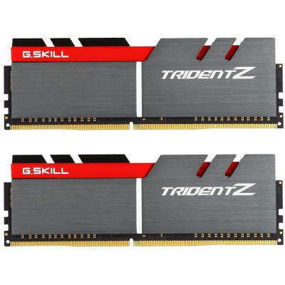 Модуль пам'яті для комп'ютера DDR4 16GB (2x8GB) 3200 MHz Trident Z Silver H/ Red G.Skill (F4-3200C16D-16GTZB) - фото 1