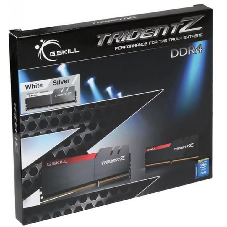 Модуль пам'яті для комп'ютера DDR4 16GB (2x8GB) 3200 MHz Trident Z Silver H/ White G.Skill (F4-3200C16D-16GTZSW) - фото 3