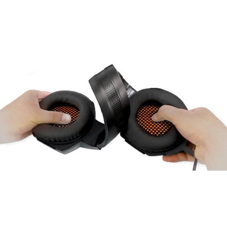 Навушники REAL-EL GDX-7700 SURROUND 7.1 black-orange - фото 7