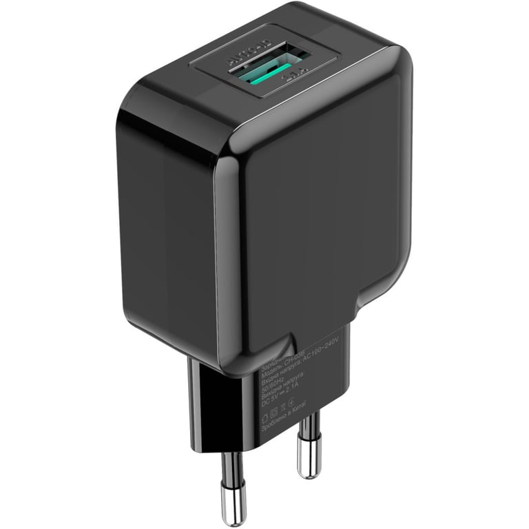Зарядний пристрій Grand-X CH-03B (5V/2,1A) Black (CH-03B) - фото 4
