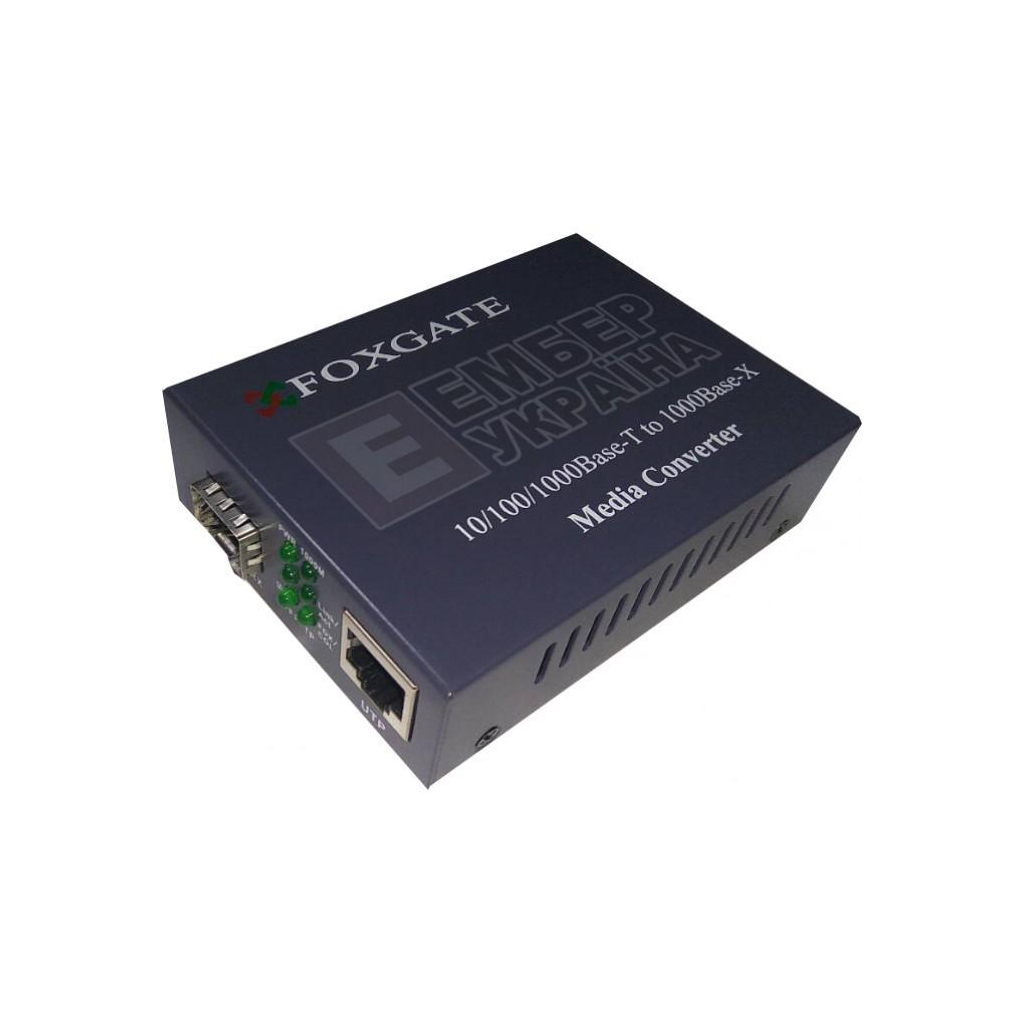 Медіаконвертер FoxGate 10/100/1000Base-T RJ45 to 1000Base-SX/LX SFP slot (EC-SFP1000-FE/GE) - головне фото