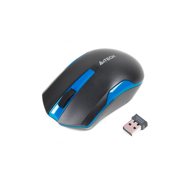 Мишка A4Tech G3-200N Black+Blue - фото 1