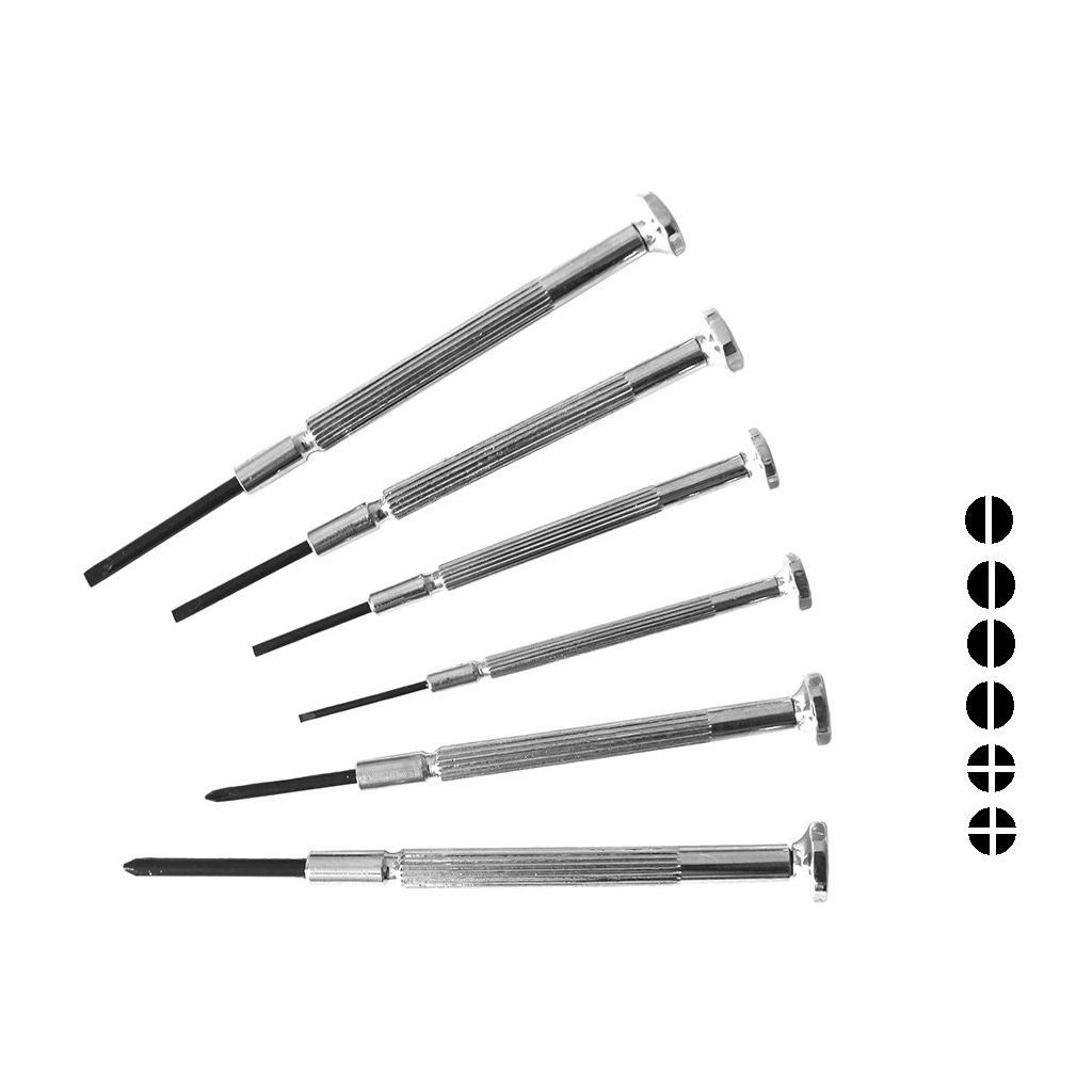 Набір викруток Stanley отверток точной механики Watchmaker 6шт. (1-66-039) Набір викруток Stanley отверток точной механики Watchmaker 6шт. (1-66-039)