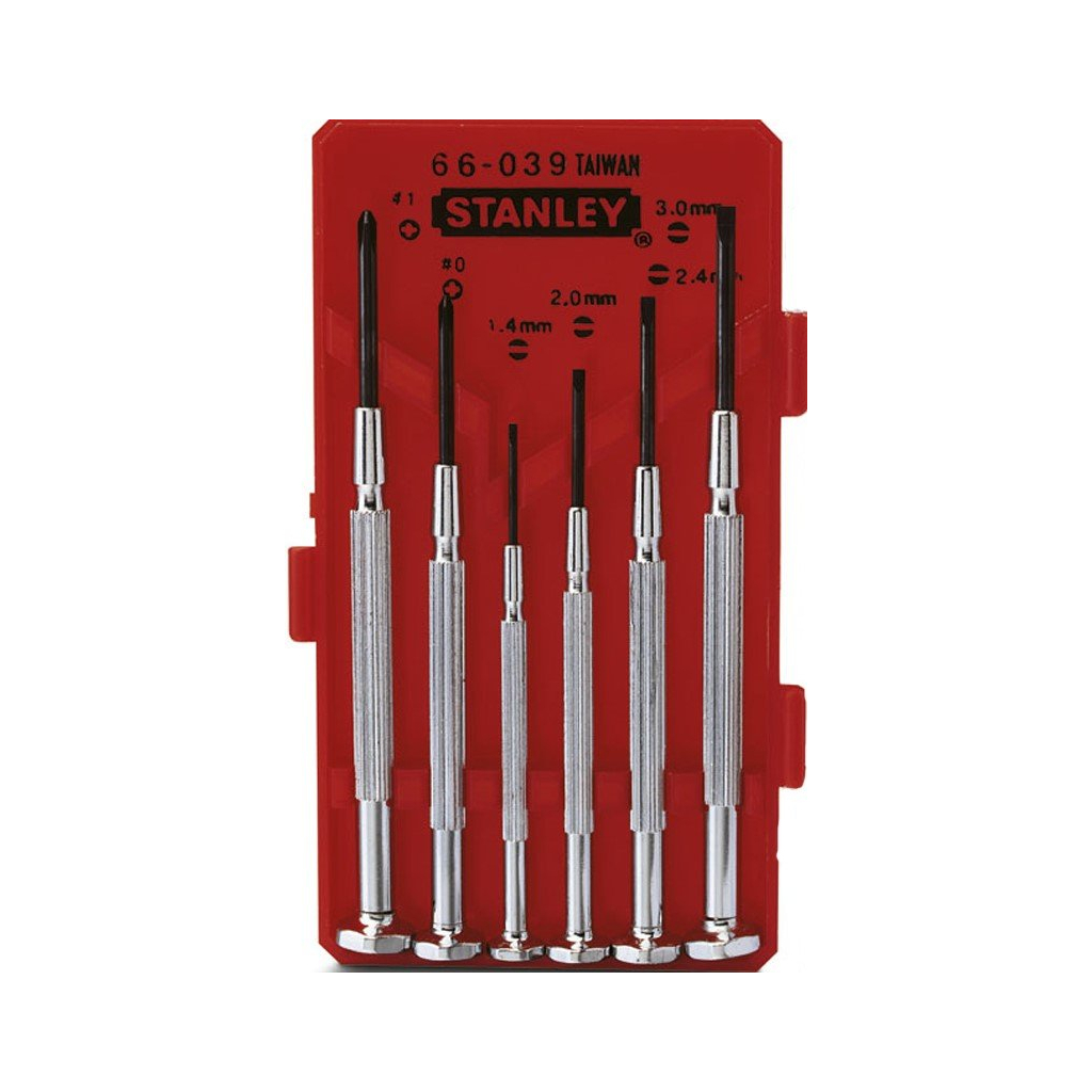 Набір викруток Stanley отверток точной механики Watchmaker 6шт. (1-66-039) - фото 2 Набір викруток Stanley отверток точной механики Watchmaker 6шт. (1-66-039) - фото 2