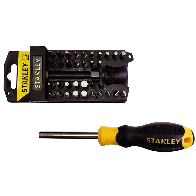Викрутка Stanley Multibit багатофункціональна з 34 насадками. (STHT0-70885) - фото 2