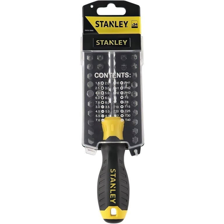 Викрутка Stanley Multibit багатофункціональна з 34 насадками. (STHT0-70885) - фото 5