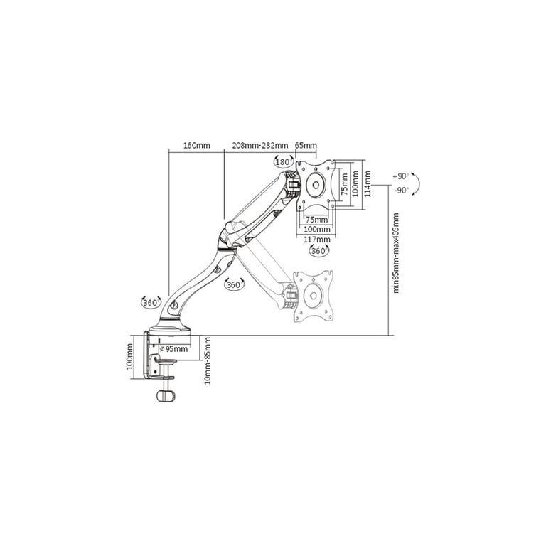 Кронштейн ITech MBSG-02F - фото 4
