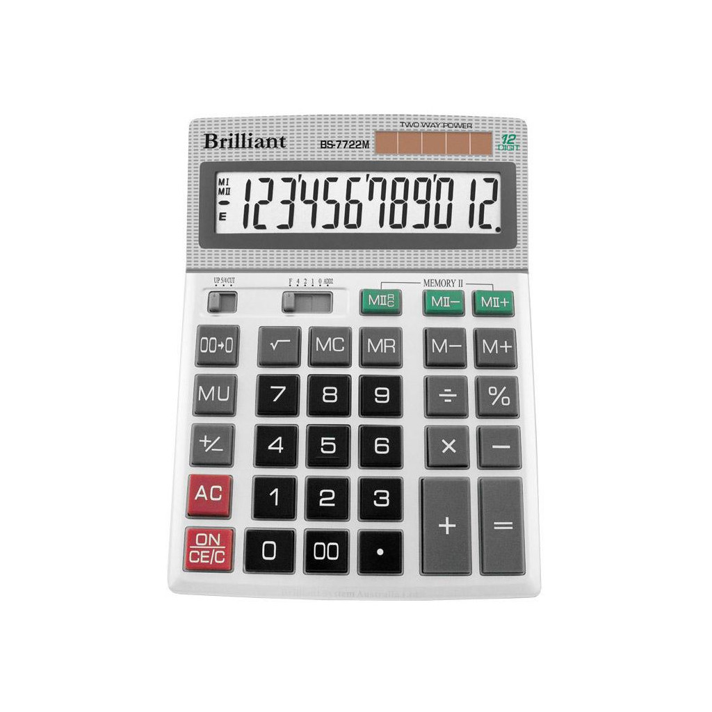 Калькулятор Brilliant BS-7722M - фото 1 Калькулятор Brilliant BS-7722M - фото 1