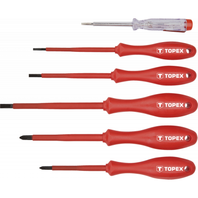 Набір викруток Topex 1000 D155, 6 шт. (39D155) - фото 1