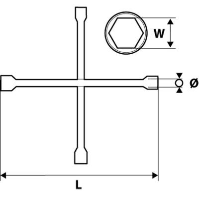 Ключ Topex балонний, 17 х 19 х 22 мм, 13/16'' (37D310) - фото 2 Ключ Topex балонний, 17 х 19 х 22 мм, 13/16'' (37D310) - фото 2