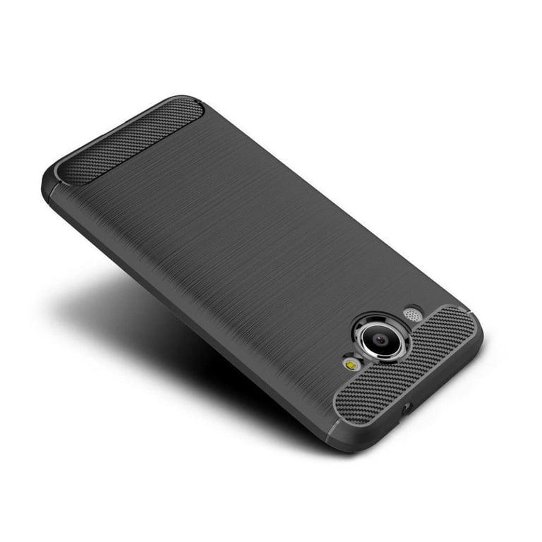 Чохол до мобільного телефона для Huawei Y3 2017 Carbon Fiber (Black) Laudtec (LT-HY32017B) - фото 2