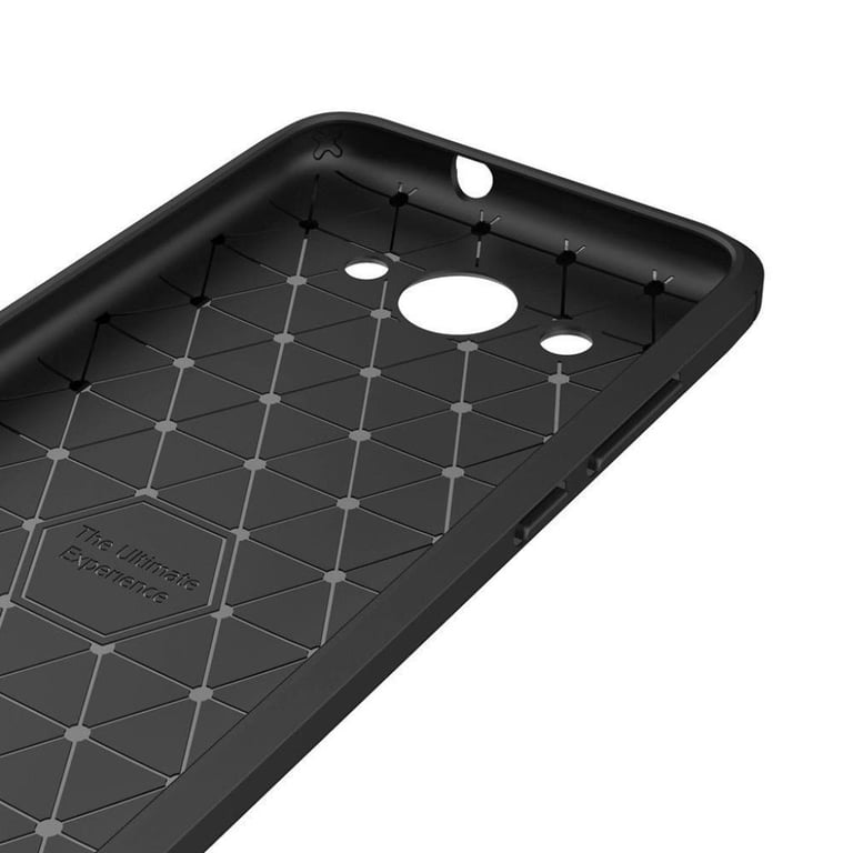 Чохол до мобільного телефона для Huawei Y3 2017 Carbon Fiber (Black) Laudtec (LT-HY32017B) - фото 3
