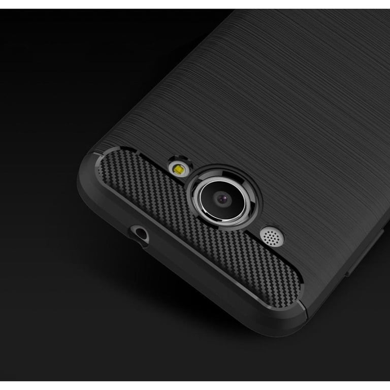 Чохол до мобільного телефона для Huawei Y3 2017 Carbon Fiber (Black) Laudtec (LT-HY32017B) - фото 6