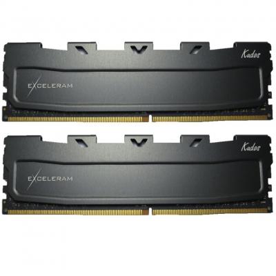 Модуль пам’яті для комп’ютера DDR3L 16GB (2x8GB) 1600 MHz Black Kudos eXceleram (EKBLACK3161611LAD) — фото 1