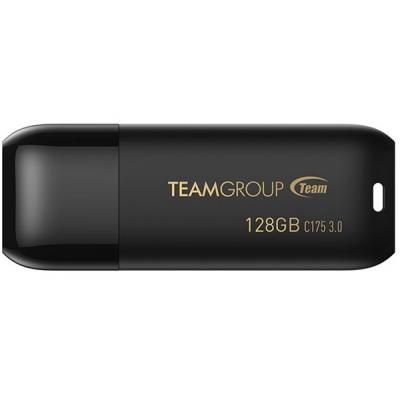 USB флеш накопичувач Team 128GB C175 Pearl Black USB 3.1 (TC1753128GB01) - фото 1