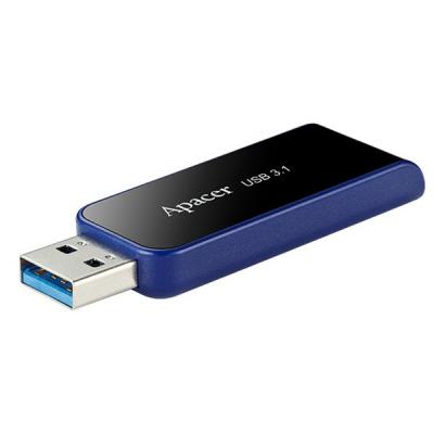 USB флеш накопичувач Apacer 32GB AH356 Black USB 3.0 (AP32GAH356B-1) - фото 3