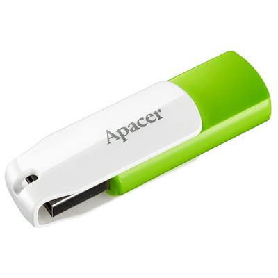 USB флеш накопичувач Apacer 64GB AH335 Green USB 2.0 (AP64GAH335G-1) - фото 2