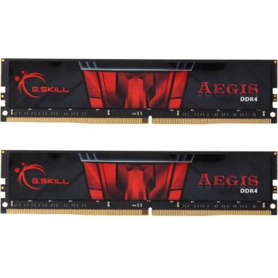 Модуль пам'яті для комп'ютера DDR4 16GB (2x8GB) 2400 MHz Aegis G.Skill (F4-2400C17D-16GIS) - фото 1 Модуль пам'яті для комп'ютера DDR4 16GB (2x8GB) 2400 MHz Aegis G.Skill (F4-2400C17D-16GIS) - фото 1