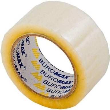 Скотч Buromax Packing tape 48мм x 50яр х 40мкм, JOBMAX, clear (BM.7010-00) - фото 1