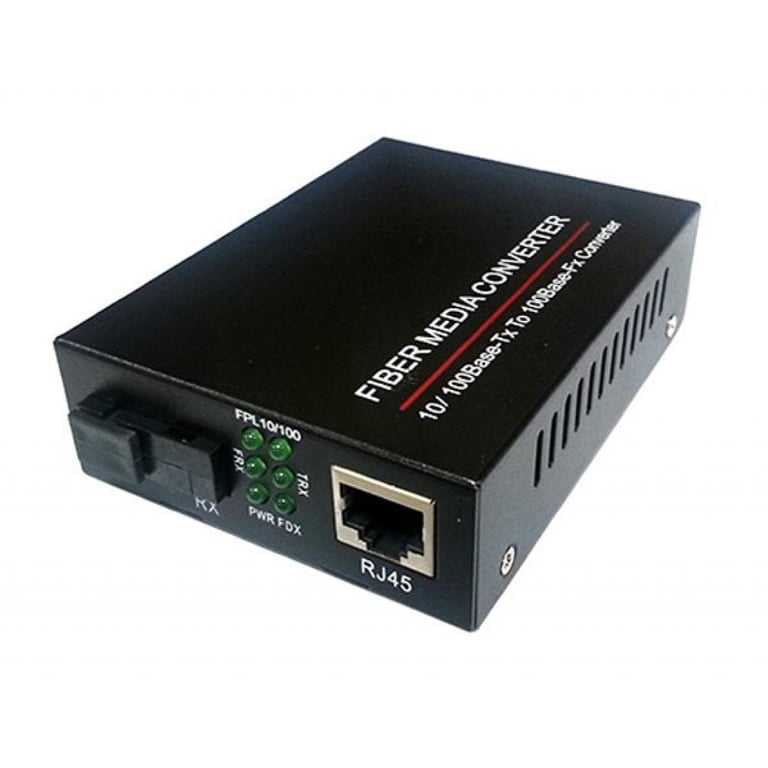 Медіаконвертер FoxGate 10/100Base-TX to 100Base-F 1550нм, SM, SC/PC, 20 км (EC-B-0,1-1SM-1550nm-20) - фото 1