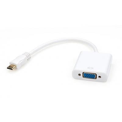 Перехідник HDMI C M to VGA F 0.15m Vinga (HDMICMVGAF-01)