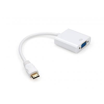 Перехідник HDMI C M to VGA F 0.15m Vinga (HDMICMVGAF-01) - фото 2 Перехідник HDMI C M to VGA F 0.15m Vinga (HDMICMVGAF-01) - фото 2