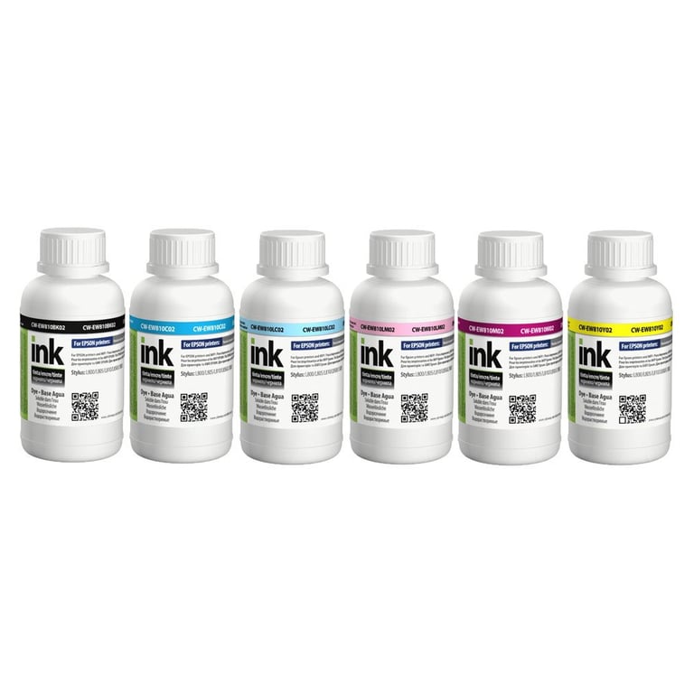 Чорнило ColorWay Epson L800/810/850 (6×200мл) BK/С/M/LС/LM/Y (CW-EW810SET02)