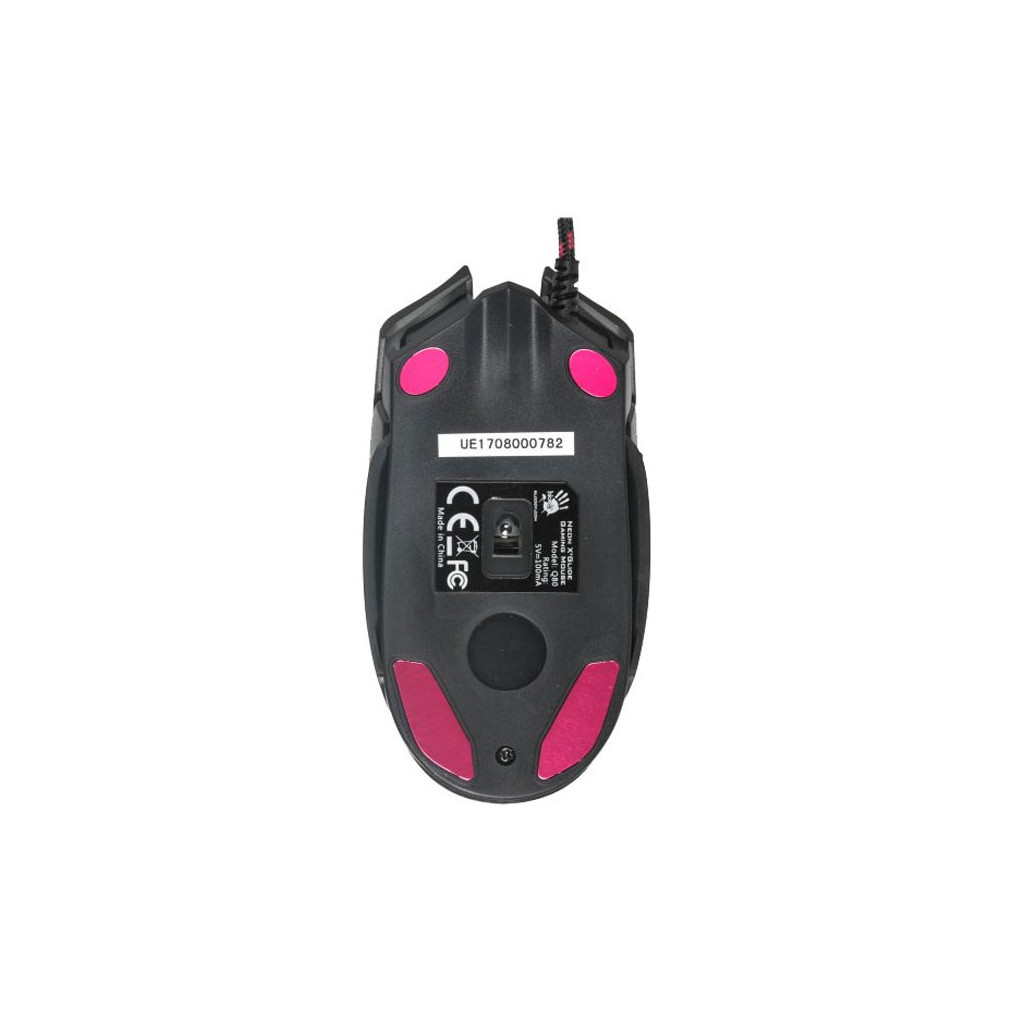 Мишка A4Tech Bloody Q80 Neon XGlide USB Black - фото 6 Мишка A4Tech Bloody Q80 Neon XGlide USB Black - фото 6