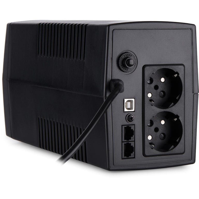 Пристрій безперебійного живлення Vinga LCD 600VA plastic case with USB (VPC-600PU) - фото 6