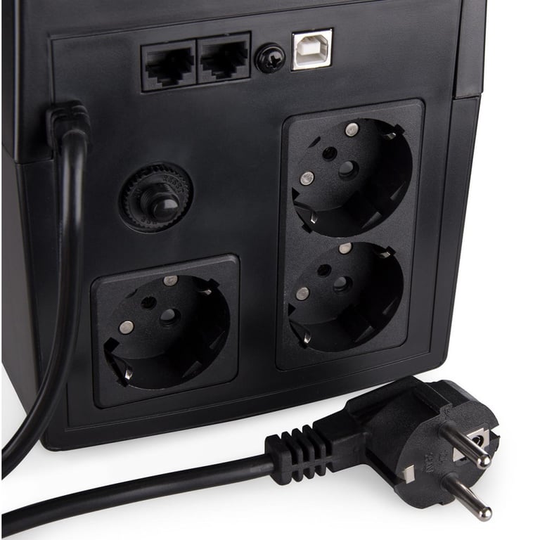 Пристрій безперебійного живлення Vinga LED 1200VA plastic case with USB (VPE-1200PU) - фото 11