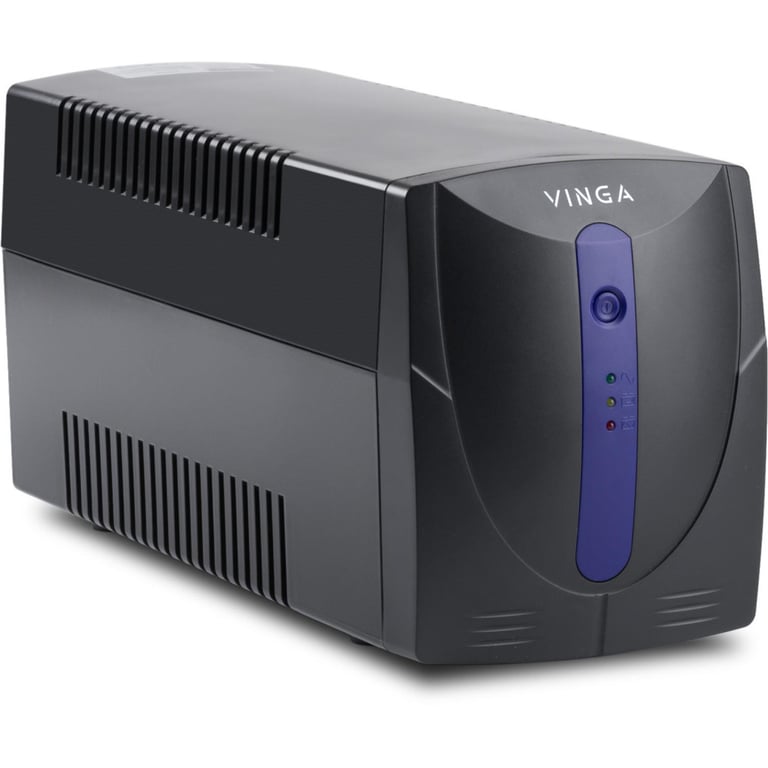 Пристрій безперебійного живлення Vinga LED 1200VA plastic case with USB (VPE-1200PU) - фото 2