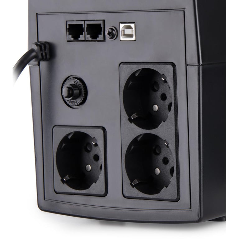 Пристрій безперебійного живлення Vinga LED 1200VA plastic case with USB (VPE-1200PU) - фото 9