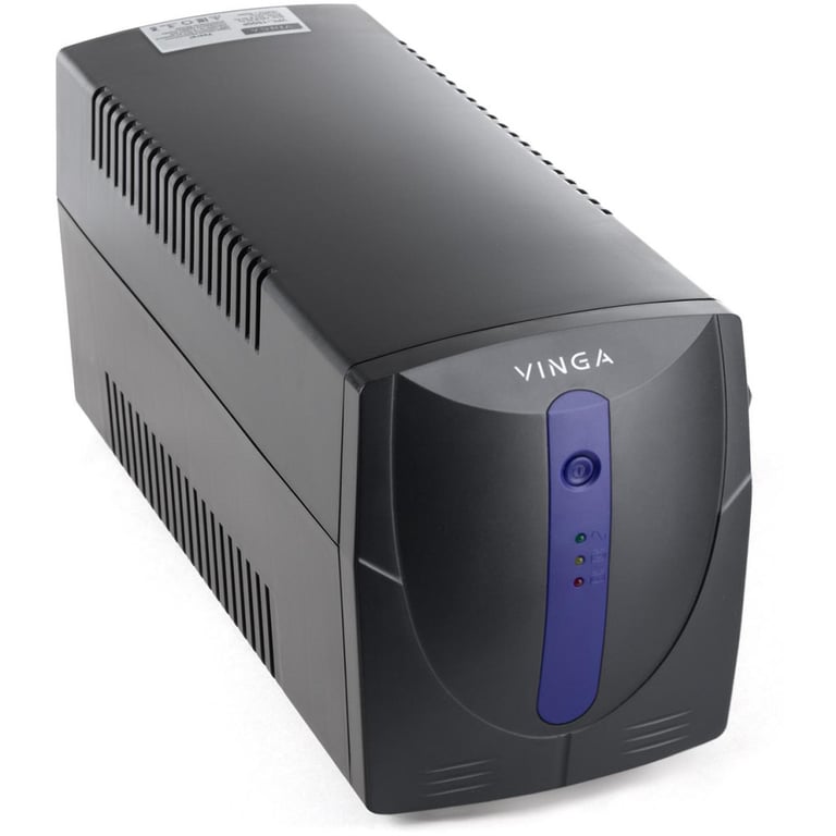 Пристрій безперебійного живлення Vinga LED 1200VA plastic case with USB (VPE-1200PU) - фото 10