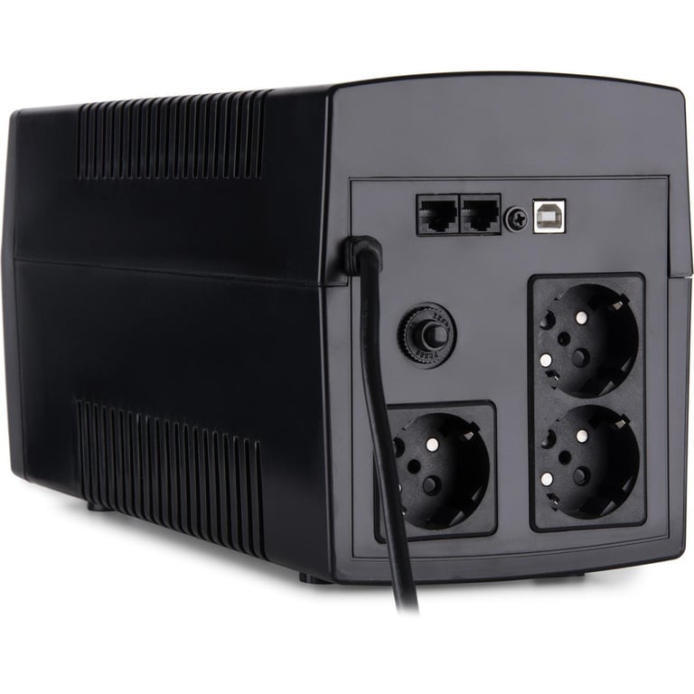 Пристрій безперебійного живлення Vinga LCD 1200VA plastic case with USB (VPC-1200PU) - фото 5