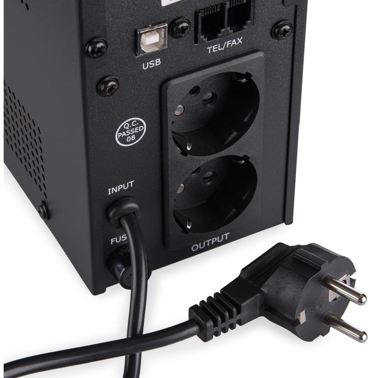 Пристрій безперебійного живлення Vinga LED 600VA metal case with USB (VPE-600MU) - фото 11