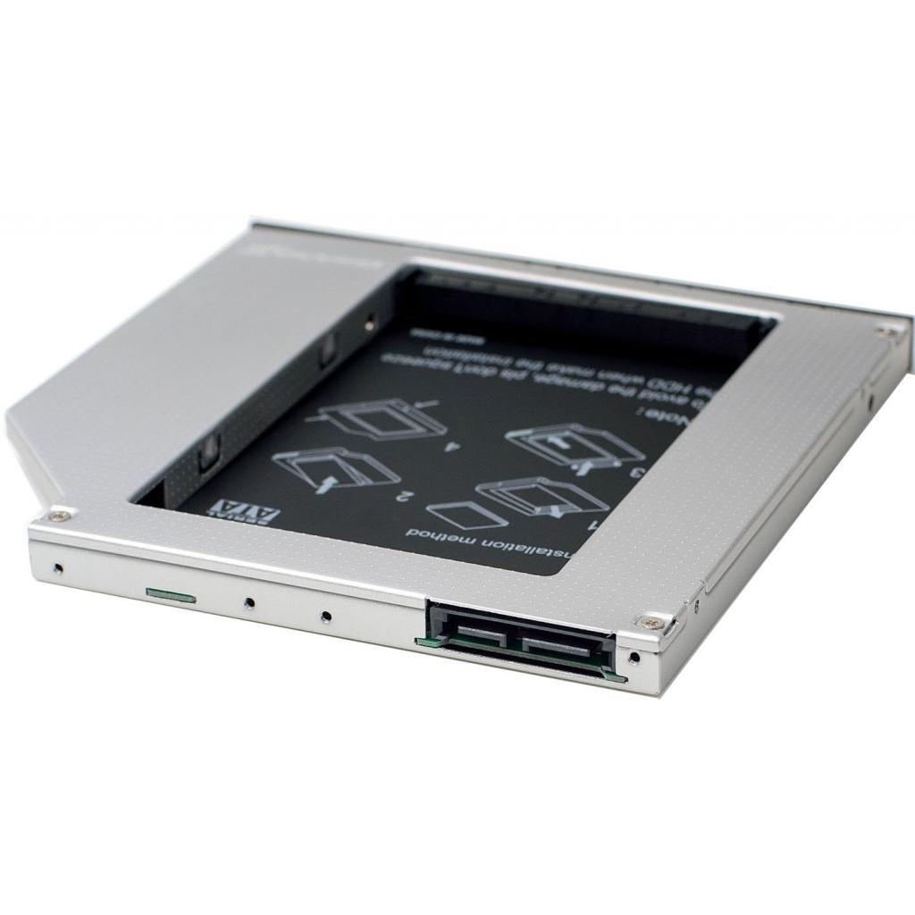 Фрейм-перехідник Grand-X HDD 2.5'' to notebook 9.5 mm ODD SATA/mSATA (HDC-24N) - фото 2 Фрейм-перехідник Grand-X HDD 2.5'' to notebook 9.5 mm ODD SATA/mSATA (HDC-24N) - фото 2