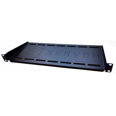 Полка 19" Eserver 1U глуб. 250мм, консольная, черный (PK-1U-250-B) - фото 1