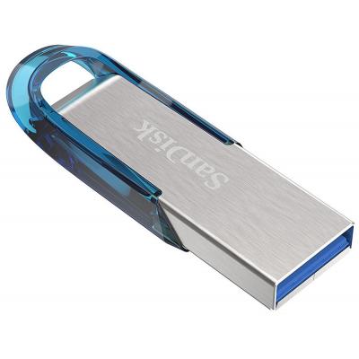 USB флеш накопичувач SanDisk 128GB Ultra Flair Blue USB 3.0 (SDCZ73-128G-G46B) - фото 3