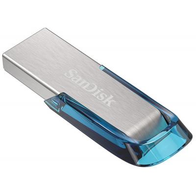 USB флеш накопичувач SanDisk 128GB Ultra Flair Blue USB 3.0 (SDCZ73-128G-G46B) - фото 4